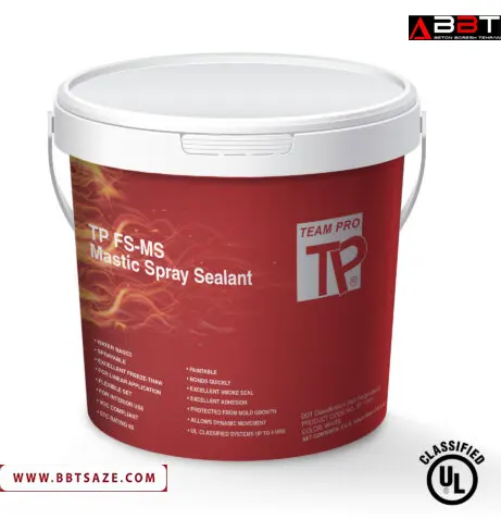 • اسپری درزبند ضد حریق TP FS-MS Mastic Spray Sealant